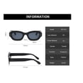 thumbnail image 5 of Lumistal Women's Sunglasses UV Vintage Fashion Sun Glasses for Women Lightweight Casual Fashion Women's Glasses Party Sunglasses for Travel, Driving, and Daily Wear 3Grey One Size, 5 of 5