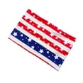 thumbnail image 4 of Diadema elástica con estampado del Día de la Independencia para mujer, 1 bandana para el pelo, 4 of 4