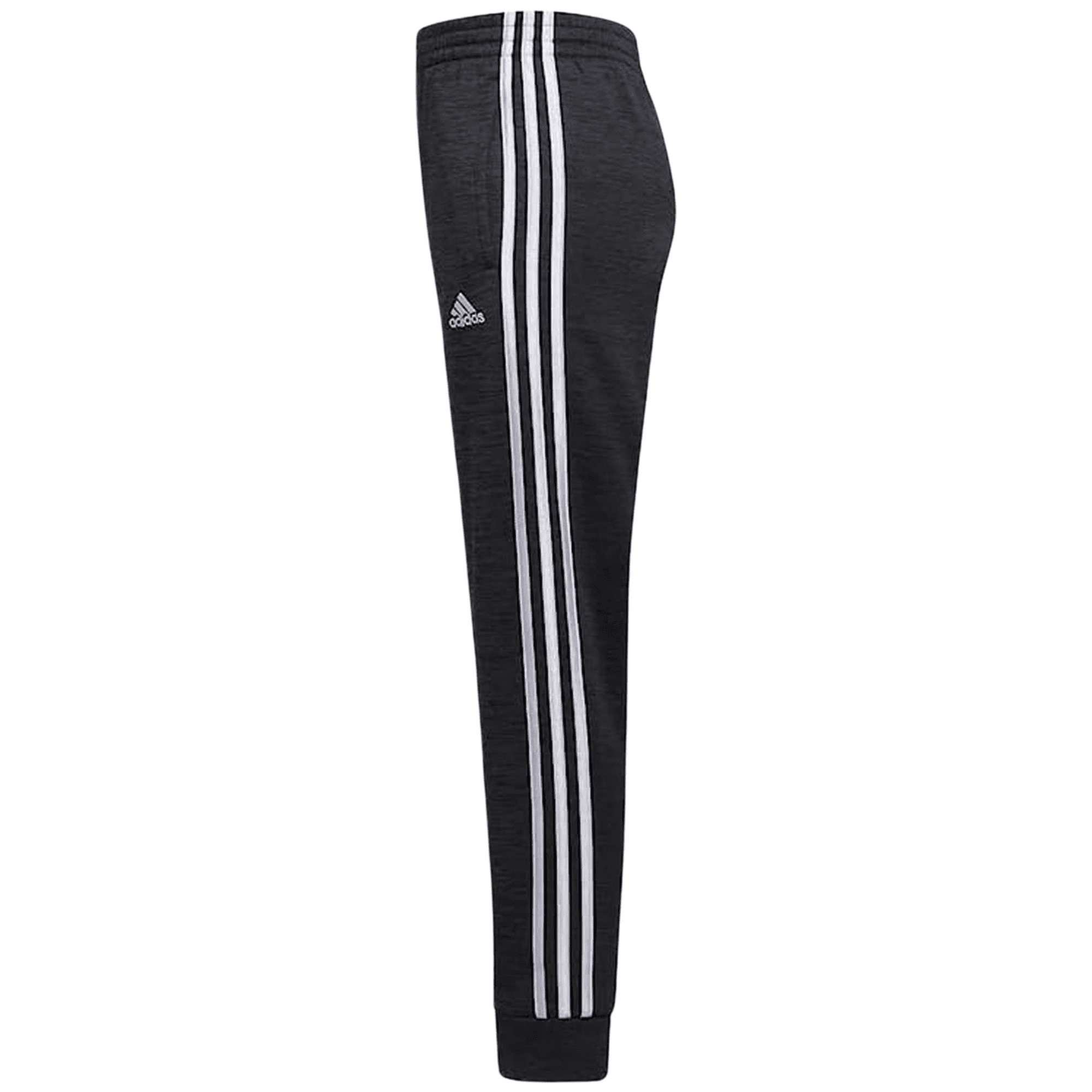Adidas Youth Jogger Pants – Black Carbon Gray Sweatpants for Boys & Girls, Size S (7/8)