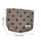 thumbnail image 5 of Bolsa de maquillaje, bolsa de cosméticos, bolsa de maquillaje grande para mujer, bolsa de cosméticos de pana con lunares, almacenamiento retro, bolsa de lavado, llave, billetera para teléfono móvil, e, 5 of 5