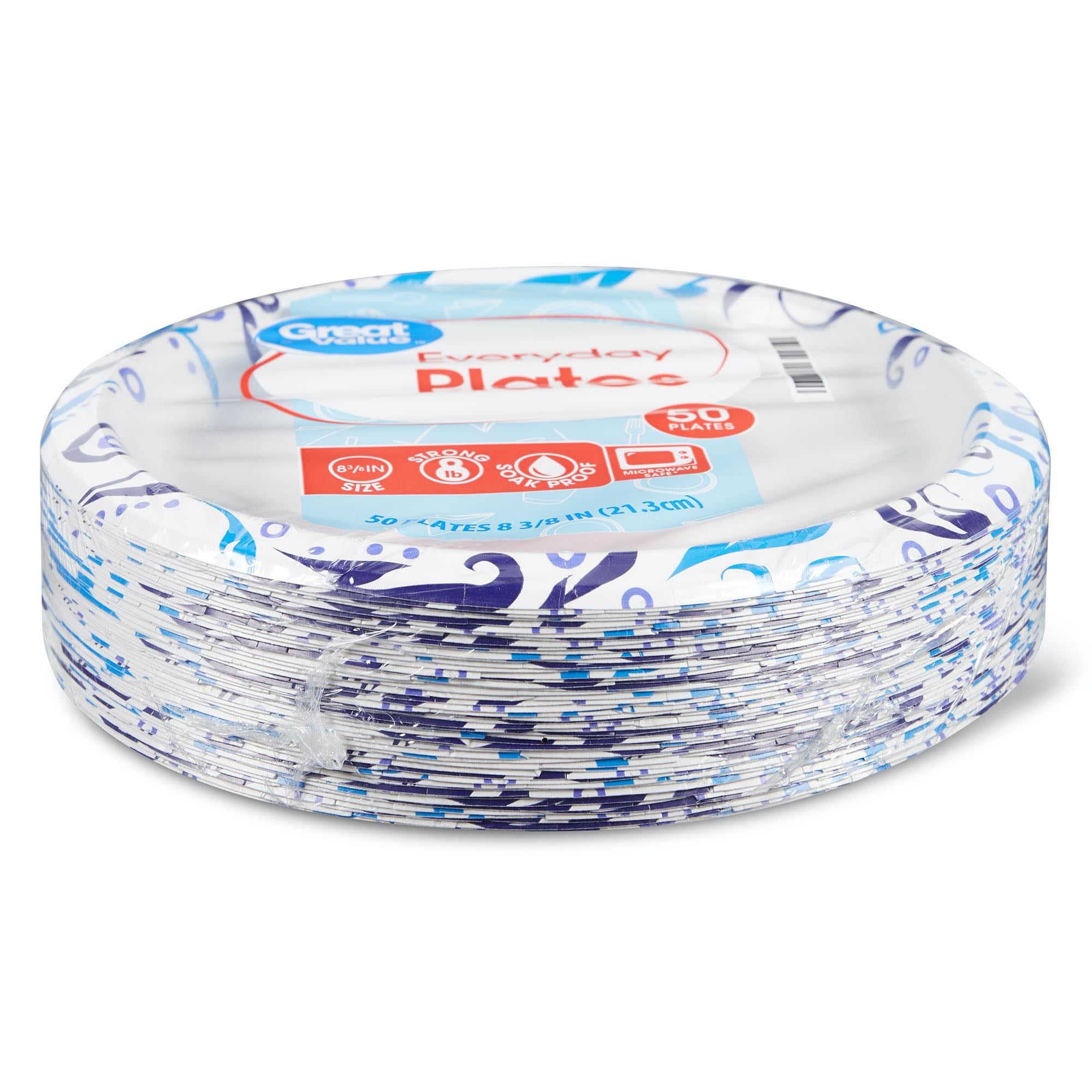 Smile & Save Heavy Duty Paper Plates 9in - 45.0 ea