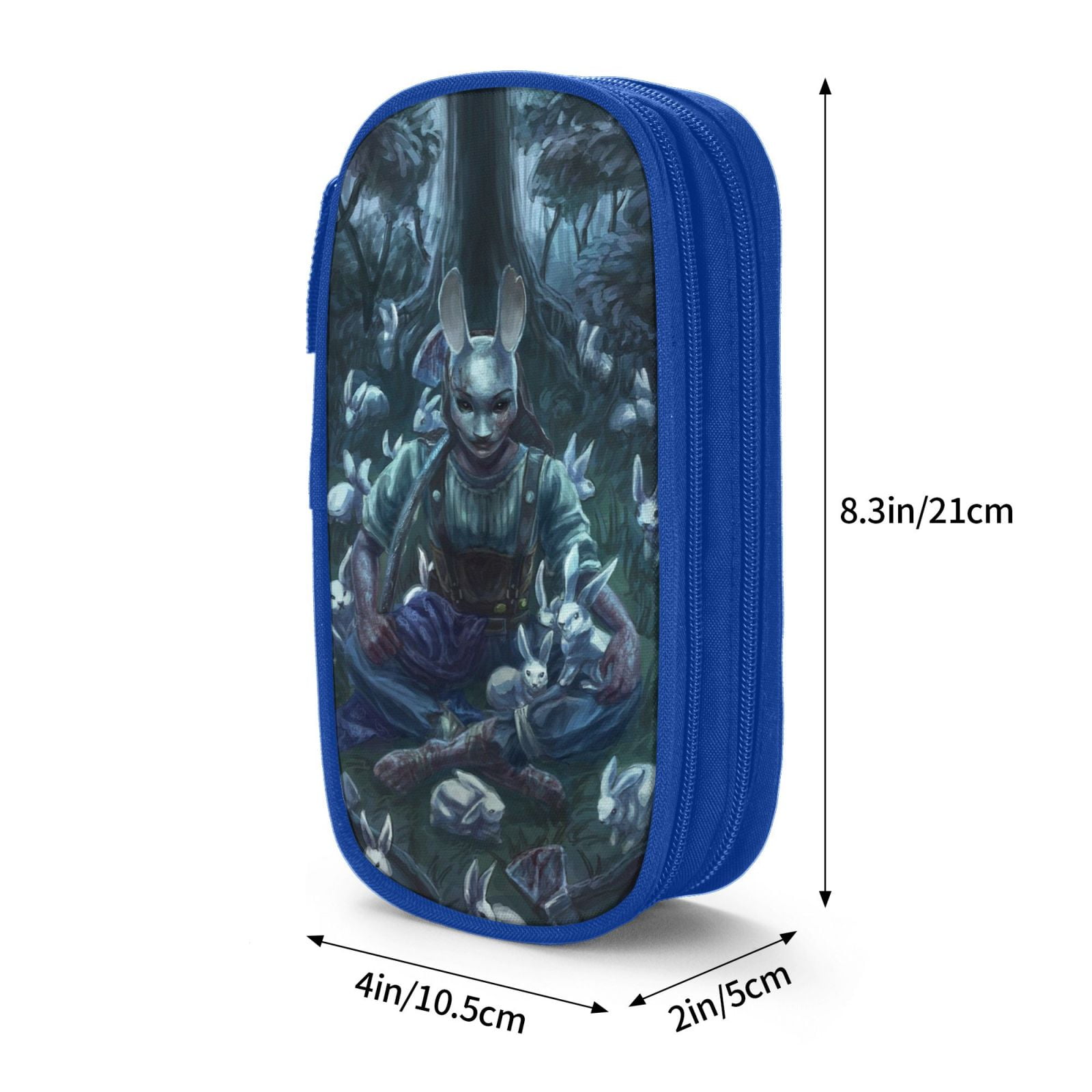 Dead By Daylight Dbd Pencil Case Large Capacity Pencil Pouch Pen Bag Office Stationery Organizer Travel Makeup Bag Blue