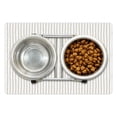 thumbnail image 1 of Abstract Pet Mat for Food and Water, Vertical Streaks with Round Dots on a Plain Background, Non-Slip Rubber Mat for Dogs and Cats, 18" X 12", by Ambesonne, 1 of 2