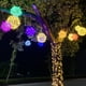 thumbnail image 2 of Lámpara de bola de ratán LED para exteriores, impermeable, para colgar en forma de árbol, para jardín, decorativa para calle, para Navidad, 2 of 5