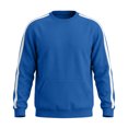 thumbnail image 3 of qafoshin Mens Trendy Patchwork Sweatshirt Crew Neck Long Sleeve Shirts Fall Winter Casual Loose Pullover Tops with Pocket, 3 of 6