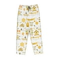 thumbnail image 4 of Xecao Farm Bee Cute Honey Women's Straight Lounge Pajama Pants: The Epitome of Relaxed Sleepwear, 4 of 9