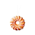 thumbnail image 2 of Xmas Tree Hanging Ornament Candy Cane Pendant Pink Gingerbread Foam Unique Design for Birthday Winter New Year Party, 2 of 9