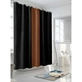 thumbnail image 3 of Shower Curtains Brown Black Bath Curtain Boho Style Waterproof Bathroom Shower Curtain Set with Hooks Decoration 72 x 72 Inches, 3 of 7