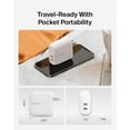 thumbnail image 4 of Belkin 40W Dual Port USB-C Wall Charger, USB Type C Charger Fast Charging for iPhone 16, 16 Plus, 16 Pro, 16 Pro Max, 15, 15 Pro, 15 Pro Max, iPhone 14 Series, Galaxy S24 Ultra, iPad, AirPods & More, 4 of 8