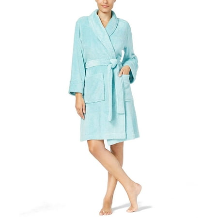 

Charter Club Super Soft Wrap Robe Blue Caribe XXXL