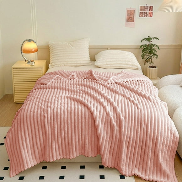 Incredible Savings, Soft Double Layer Warming Blanket, Thick Fleece Material, Cozy Comfort, for Beds Sofas, Winter Home Decor, Ultimate Warmth, Heavy Duty Fabric, for Families SOPABCP New Release