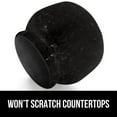 thumbnail image 5 of GORILLA GRIP Mortar and Pestle Set 100% Granite Stone Molcajete Guacamole Bowl 1.5 Cup Black, 5 of 10
