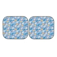 thumbnail image 7 of Xecao Cute Chickens and Flowers for Foldable Car Sun Shades (2-Pack) offer sun protection with an easy-fold design for convenient windshield shading., 7 of 7
