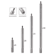 thumbnail image 3 of 8Pcs Dial Digital Indicator HSS Dia 5mm Indicator Dial Rod Extension Stem Rod 25/50/75/100mm Length M2.5, 3 of 5