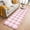 Pink, variant on 2'x6' Rug Runners for Hallways Kitchen, Pink Plaid Non Slip Entryway Beside Floor Carpet Runner, Spring Farmhouse Buffalo Checkered Washable Laundry Room Bedroom Throw Rugs Mat for Family Pet