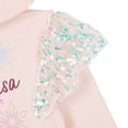 thumbnail image 2 of Disney Frozen Toddler Girls' Zip-Up Hooded Sweatshirt Elsa Peach, 2 of 4