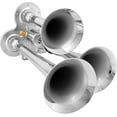 thumbnail image 4 of Vixen Horns Train Horn Kit for Trucks/Car/Semi. Complete Onboard System- 150psi Air Compressor, 0.5 Gallon Tank, 3 Trumpets. Super Loud dB. Fits Vehicles like Pickup/Jeep/RV/SUV 12v VXO8805/3114, 4 of 10