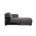 thumbnail image 2 of Acme Furniture Alwin Modular RF Chaise, Dark Gray Fabric (53723), 2 of 6