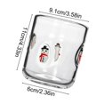 thumbnail image 3 of Christmas Icon Juice Glass - 14 oz Snowman Stemless Drinking Glass Cup for Holiday Party Supplies Gifts, 3 of 6