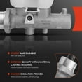 thumbnail image 2 of A-Premium Brake Master Cylinder with Reservoir and Cap Compatible with Ford, Mazda and Mercury Vehicles - For Escape, Tribute, Mariner, 2008, Automatic Transmission - Replaces 133361, 8L8Z2140A, 2 of 7
