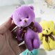 thumbnail image 3 of New Color Teddy Bear Dolls 12cm Soft Stuffed Animals Bear Plush Toy Pendent Cute Cute Girl Keychain Wedding Children Party Gifts, 3 of 5