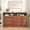 Brown, variant on Frmobepts Wood Dresser for Bedroom, 6 Drawer Dresser with Open Storage Cubby, Light Oak