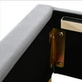 thumbnail image 5 of Full Size Upholstered Platform Bed, Two Outlets and USB Charging Ports on Both Sides, Two Bedside Pillows, Storage Shelves, Cloud Bed Frame Queen, Velvet, 5 of 7