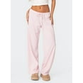 thumbnail image 5 of Elippeo Women Striped Pajama Pants, Elastic Waist Tie-up Loose Lounge Pants Fall Sleepwear, 5 of 10