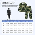 thumbnail image 4 of Salouo Camouflage Shark Print Button-Front Long Sleeve Pajama Set for Men, Soft 2Pjs Men's Long Sleeve Sleepwear-Large, 4 of 7