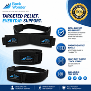 BackWonder SI Joint Belt with Lower Back Support for Men and Women, Large