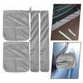 thumbnail image 1 of LOLIPPYY 1 Set Windshield Wiper Covers Grey Polyester for Bird Dropping Shield, 1 of 6