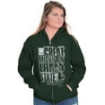 thumbnail image 3 of Michigan Pride Retro Distressed Logo Zip Up Hoodie Men's Women's Brisco Brands L, 3 of 6