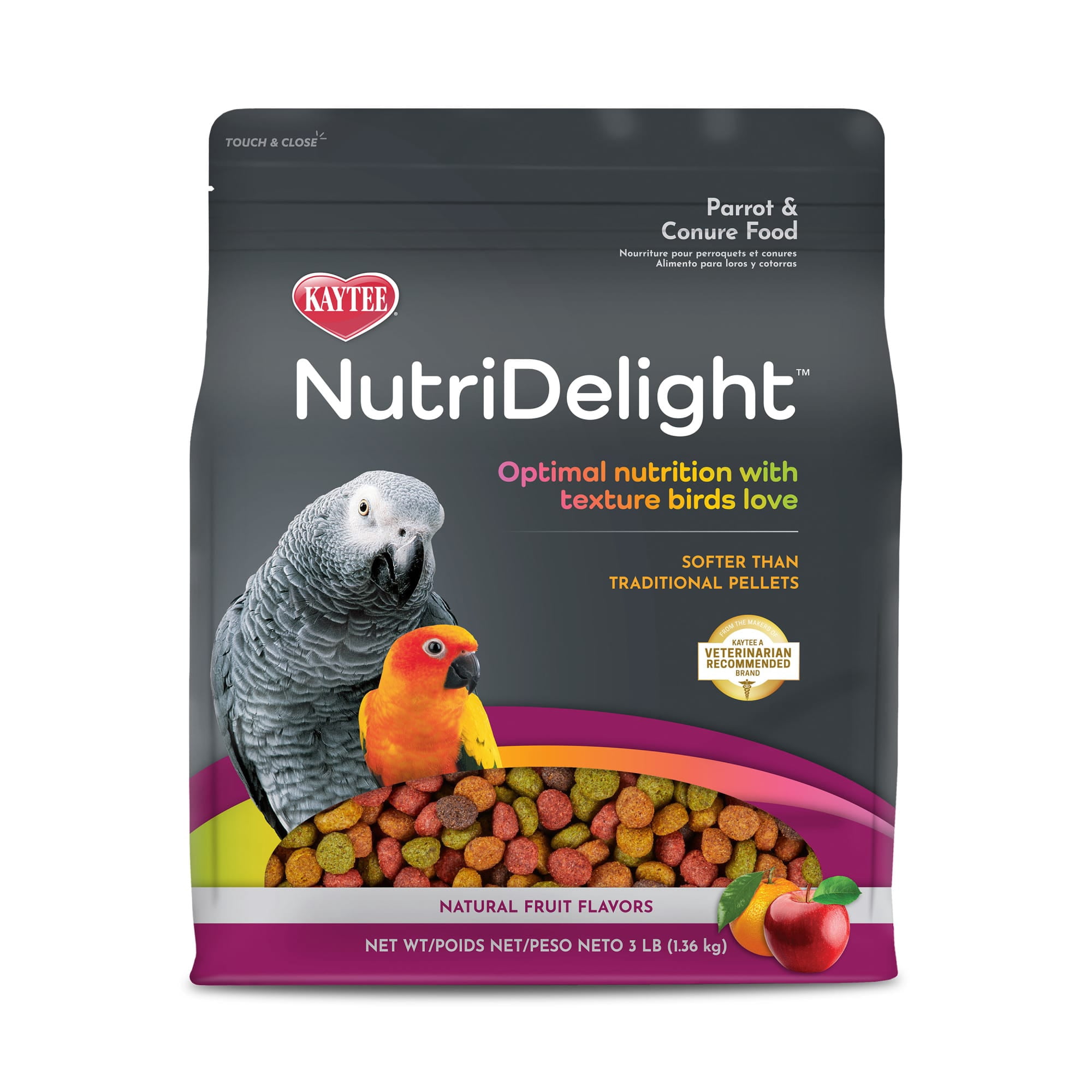 Kaytee Nutri Delight Parrot/Conure for Birds 3 lbs.