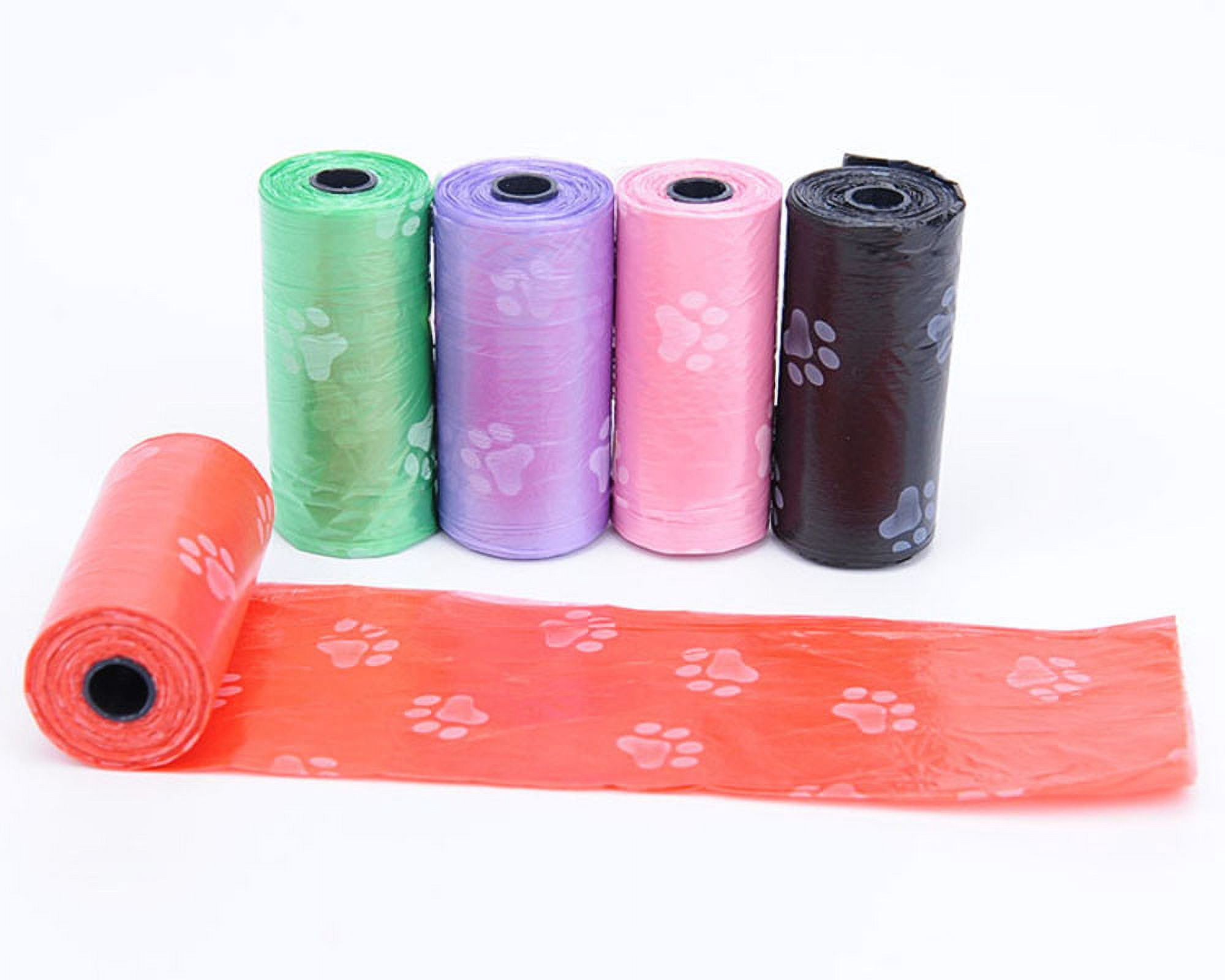 Pet Supplies 750PCS Dog Poop Bags for Waste Refuse Cleanup,Doggy 50 Roll Replacements for Outdoor Puppy Walking and Travel, Leak Proof and Tear Resistant, Thick Plastic(10.2"*12.6",Multicolor)