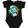 thumbnail image 3 of Inktastic Earth Day Peace Love Earth with Turtle and Waves Boys or Girls Baby Bodysuit, 3 of 5