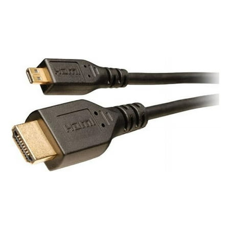 UPC: 0037332165473 | Tripp Lite P570-003-MICRO 3 ft. Black HDMI to Micro HDMI High Speed w/Ethernet Video / Audio cable Male to Male
