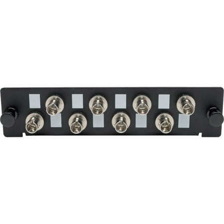 UPC: 0037332202963 | Tripp Lite Toolless Pass-through Fiber Patch Panel Mmf/smf 8 St Connectors – Patch Panel – St X 8 – Black