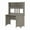 Driftwood Gray, variant on Bush Furniture Salinas 48” Computer Desk & Hutch with Storage, Antique White