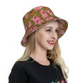thumbnail image 6 of Bingfone Cartoon Pigs Bucket Hat for Men Women,Packable Reversible Printed Sun Hats,Fisherman Outdoor Travel Hiking Beach Caps, 6 of 7