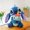 Blue, variant on 11" Cartoon Pink Angel Blue Monster Couple Plush Doll | Cute Stuffed Throw Pillow | Birthday/Christmas Gifts