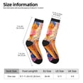 thumbnail image 2 of Logiee Trio Of Dripping Cones Print Adult Socks for Men & Women,Calf Socks, Ankle Socks,Boots Socks,Breathable Casual Sock,Unisex Crew Socks, 2 of 6