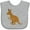 AC-Heather Grey, variant on Inktastic Kangaroo Cute Boys or Girls Baby Bib