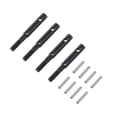 thumbnail image 1 of Eje de Engranaje Impulsor Eje de Portal Trasero Delantero de Acero Duro de 4 Piezas para  Capra Currie F9 Axle SCX10 III AR45 Axle, 1 of 1