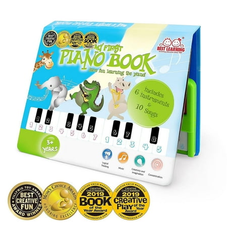 BEST LEARNING My First Piano Book | Musical Toy for Kids Ages 3-5 Years | Learn 10 Songs