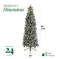 thumbnail image 3 of Home Heritage Anson 7' Slim 350 Clear Pre-Lit Artificial Christmas Tree, 3 of 11