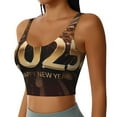 thumbnail image 2 of Sikiie Happy New Year 2025 B Sports Bra for Women, Sports Bra Athletic Running Sports Bra, Workout Bra, Yoga Bra-XX-Large, 2 of 8