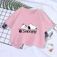 thumbnail image 3 of Camiseta de algodón de dibujos animados de Snoopy para niños y niñas, camiseta de moda para niños y niñas, camiseta de verano para niños, camiseta de moda para niños, camiseta superior 2024, 3 of 5
