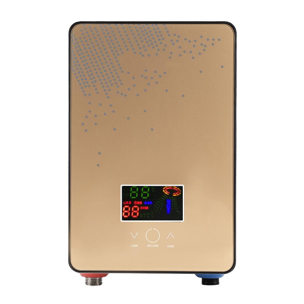 LYUMO Electric Tankless Hot Water Heater 6500W Electric Water Heater Shower For Household Bathroom
