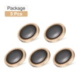 thumbnail image 3 of Uxcell 5pcs Metal Vintage Button 20mm Round Metal Sewing Buttons Black, 3 of 7