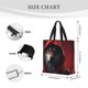 thumbnail image 3 of Balery Mysterious Hooded Wolf Bolsa de Mano para Mujeres con Cremallera, Bolsa de Gimnasio con Compartimentos, Bolsa para Laptop, Bolsa para Trabajo, 3 of 7